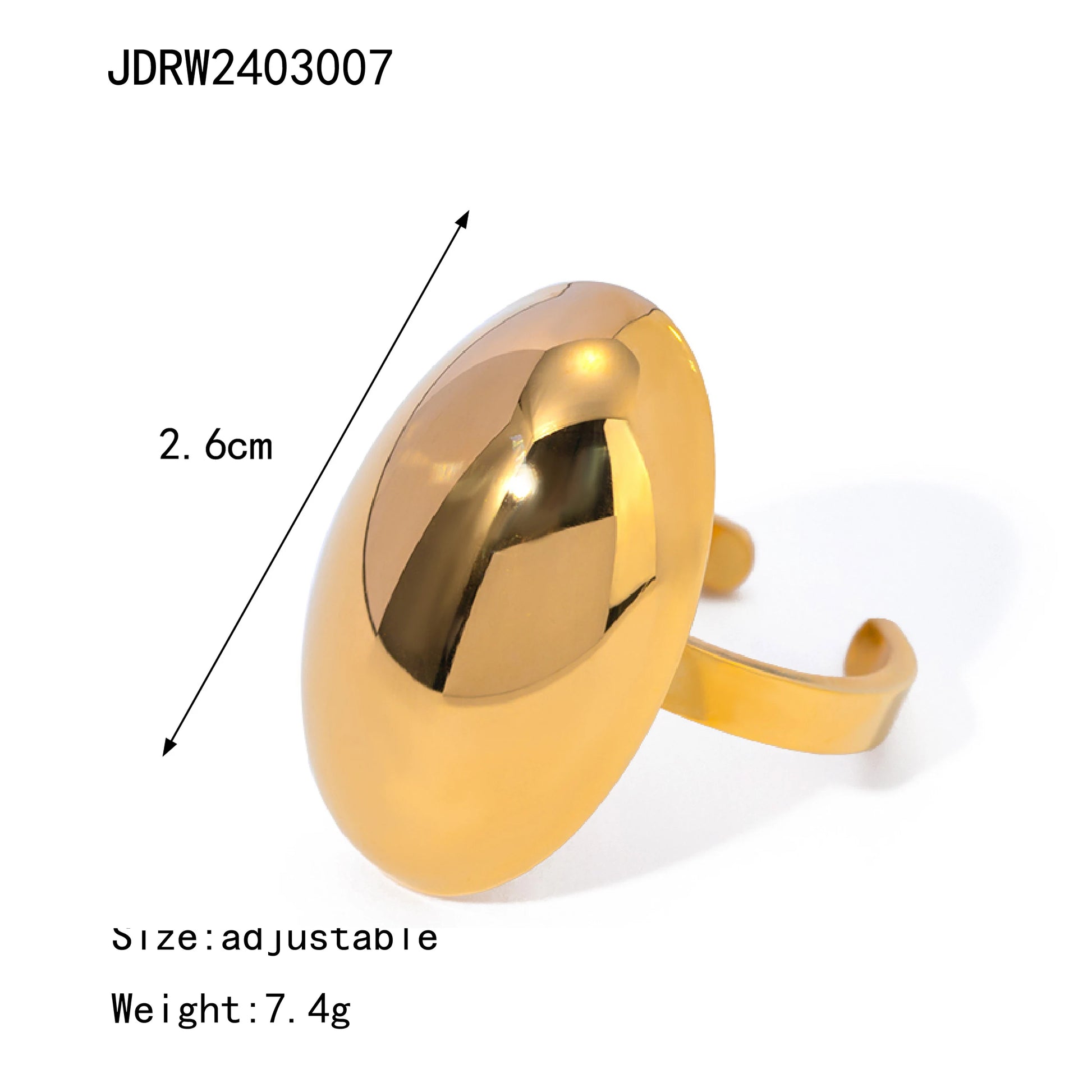 Iconic Motif Statement Ring Set