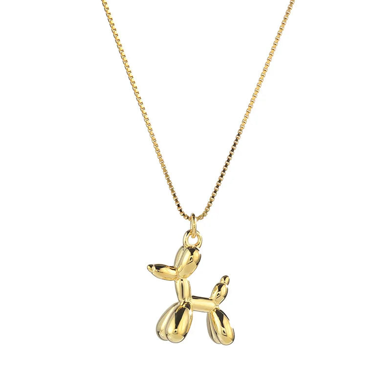 Balloon Dog Pendant Necklace
