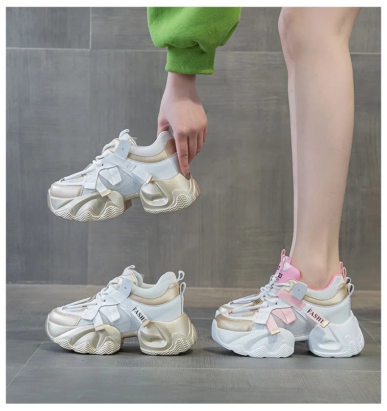 Chunky Contrast Street Sneakers
