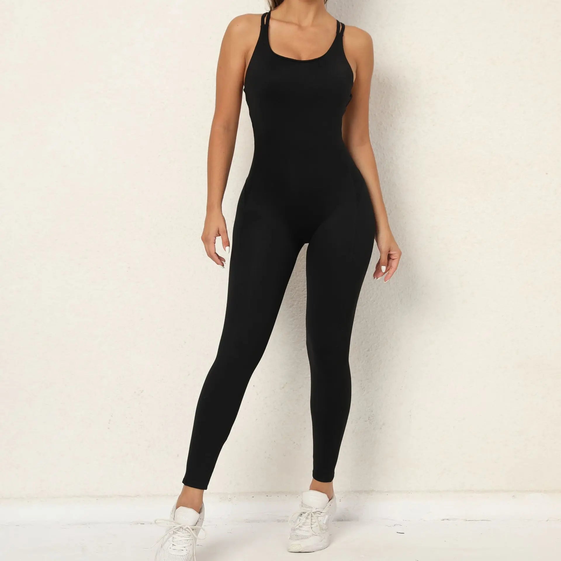 Seamless One-Piece Workout Jumpsuit