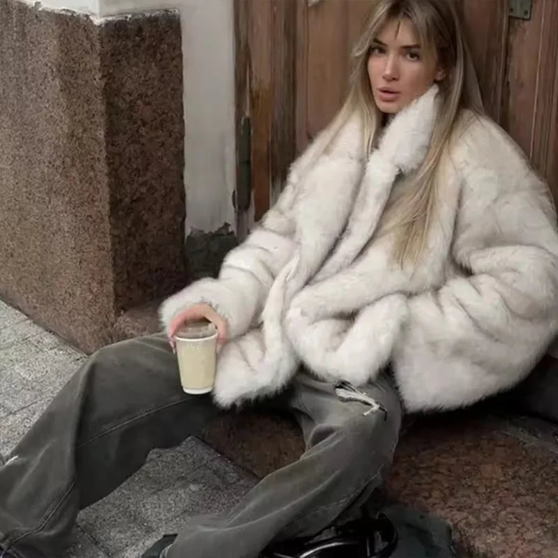 Luxe Harmony Fur Coat