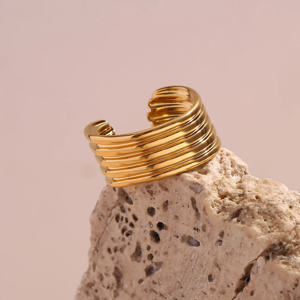 Gold Layered Open Ring