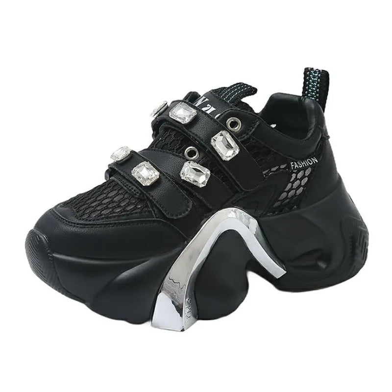 Metallic Arch Platform Sneakers