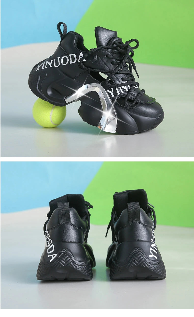 Metallic Arch Platform Sneakers
