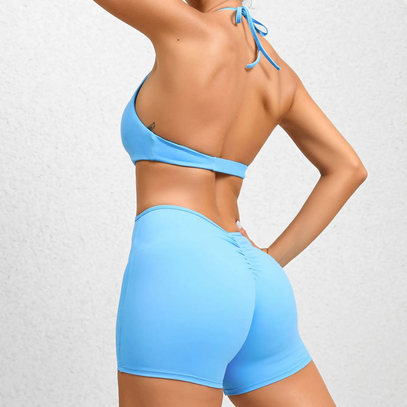 Backless Scrunch Gym Romper