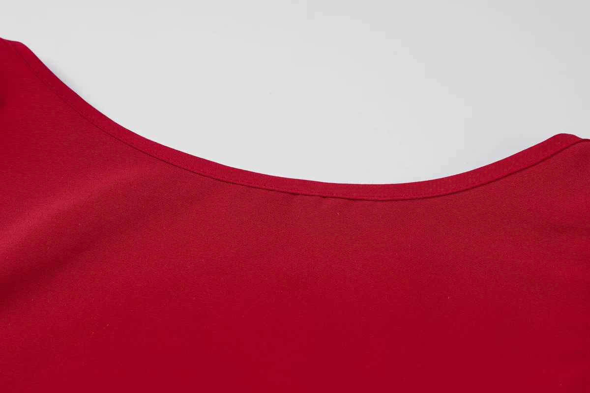Sleeveless A-Line Midi Dress