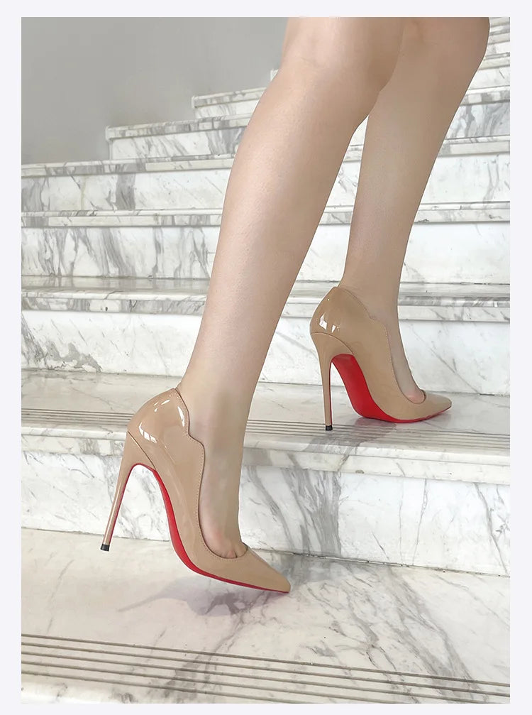 Sculpted Edge Stiletto Pumps