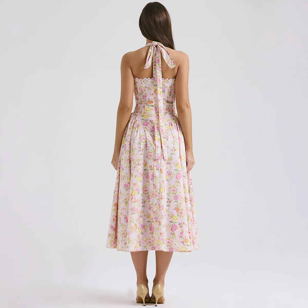Valencia Halter Midi Dress