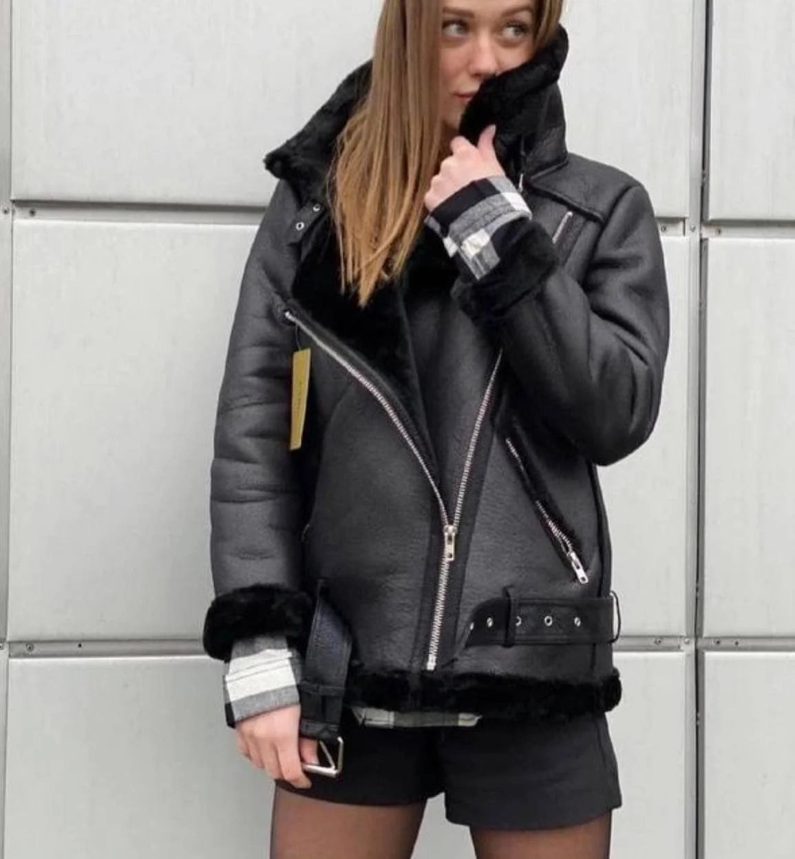 Urban Luxe Shearling Jacket
