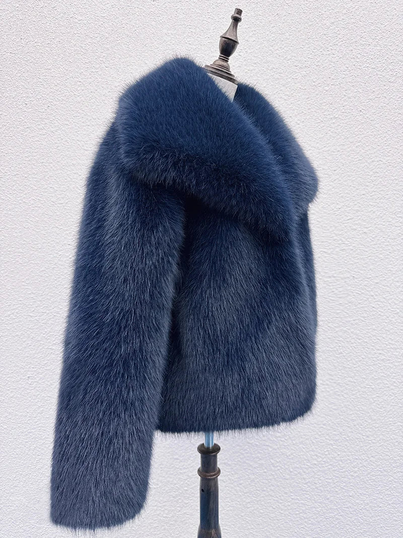Espresso Luxe Fur Jacket