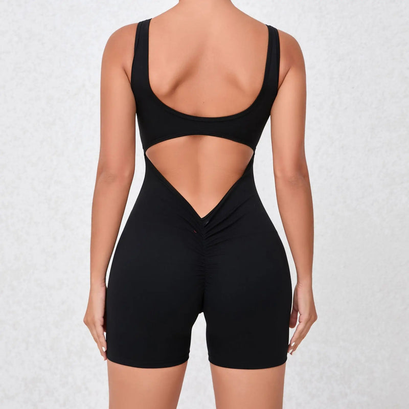 Sleek Open Back Romper