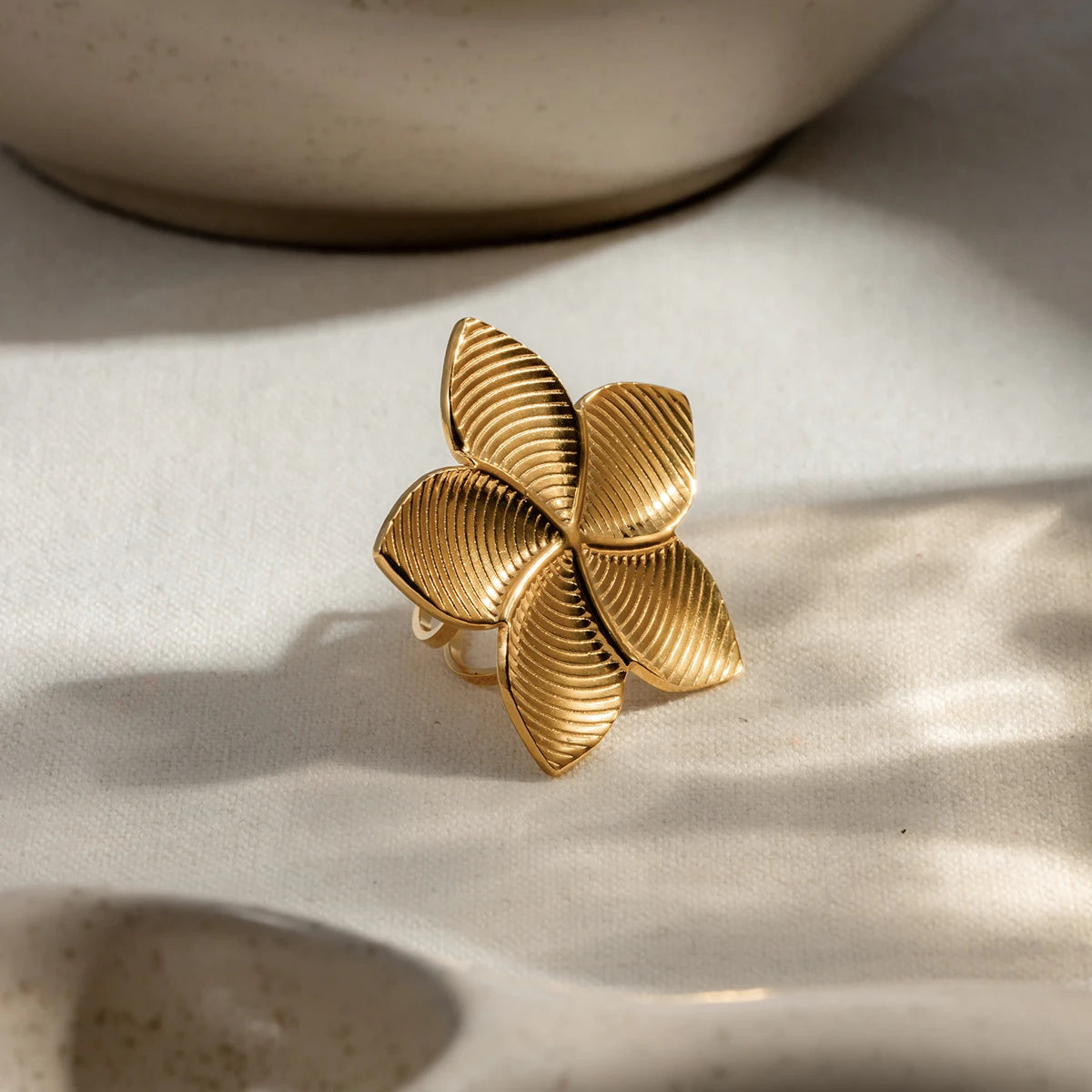 Iconic Motif Statement Ring Set