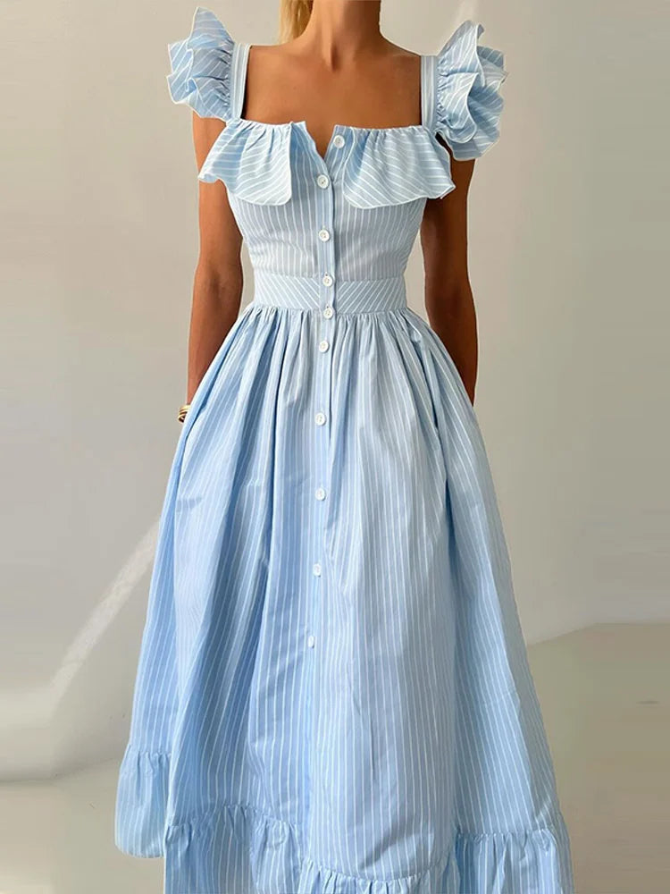 Ruffle Romance Maxi Dress