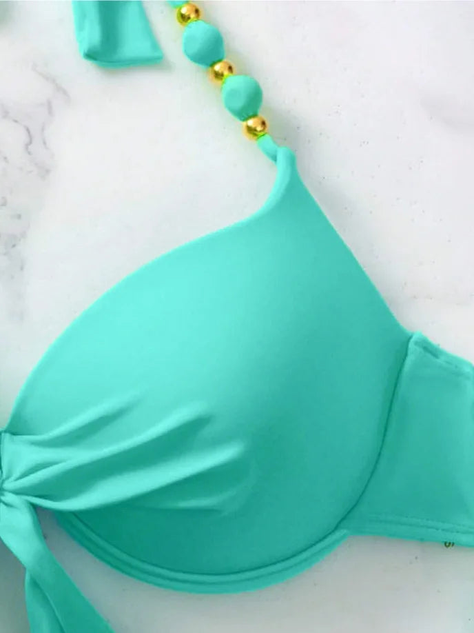 Halter Tie Bikini Set