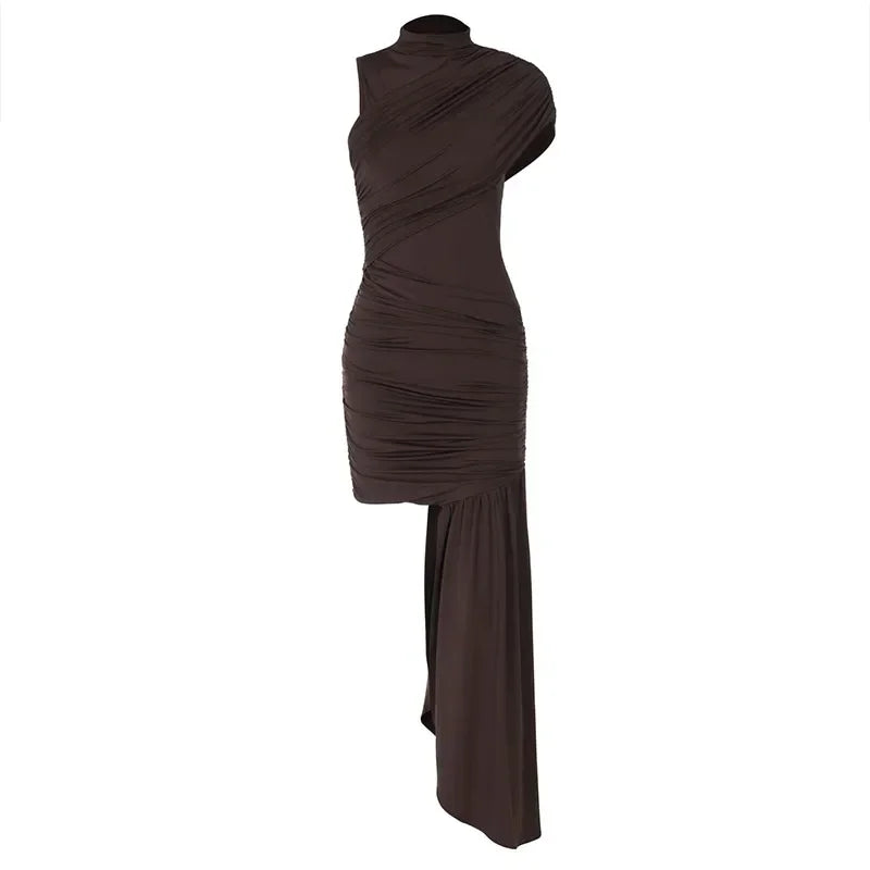 Nightfall Edge Draped Gown