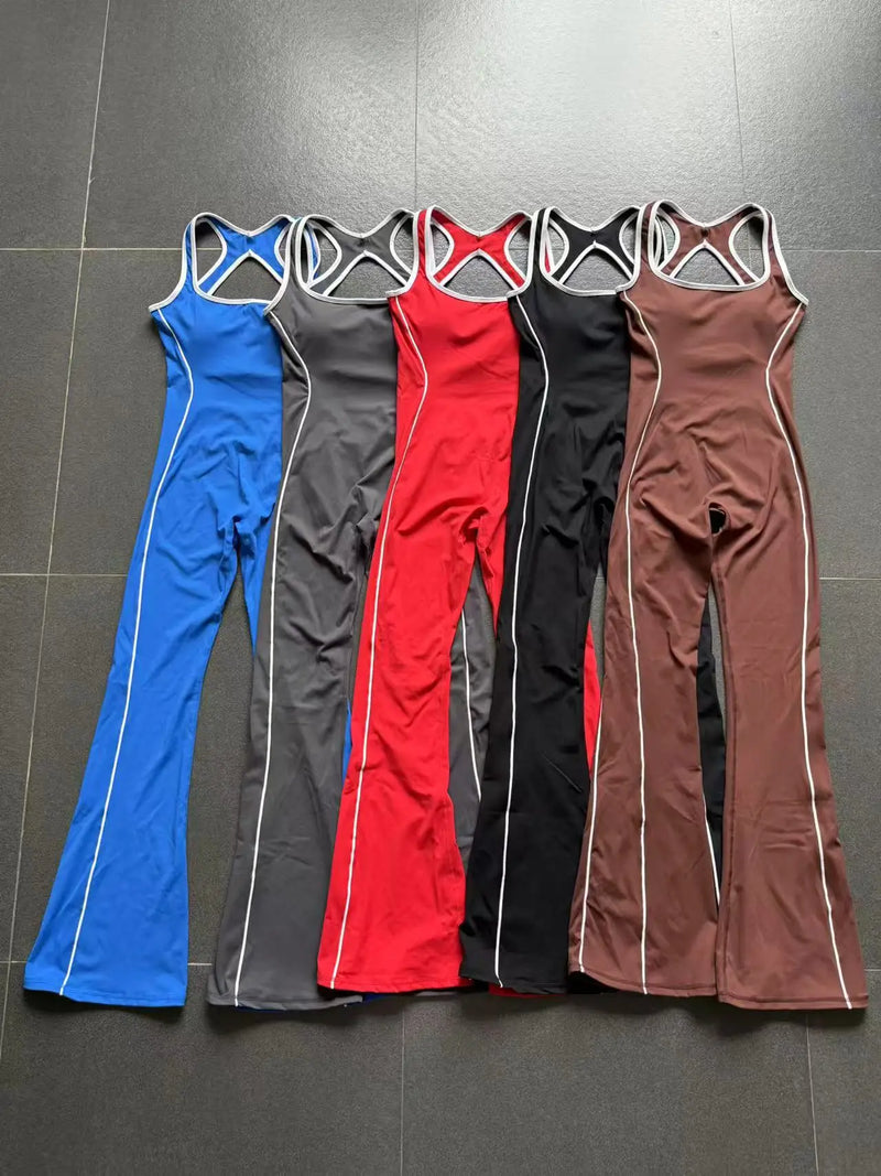 Contour Trim Active Jumpsuit