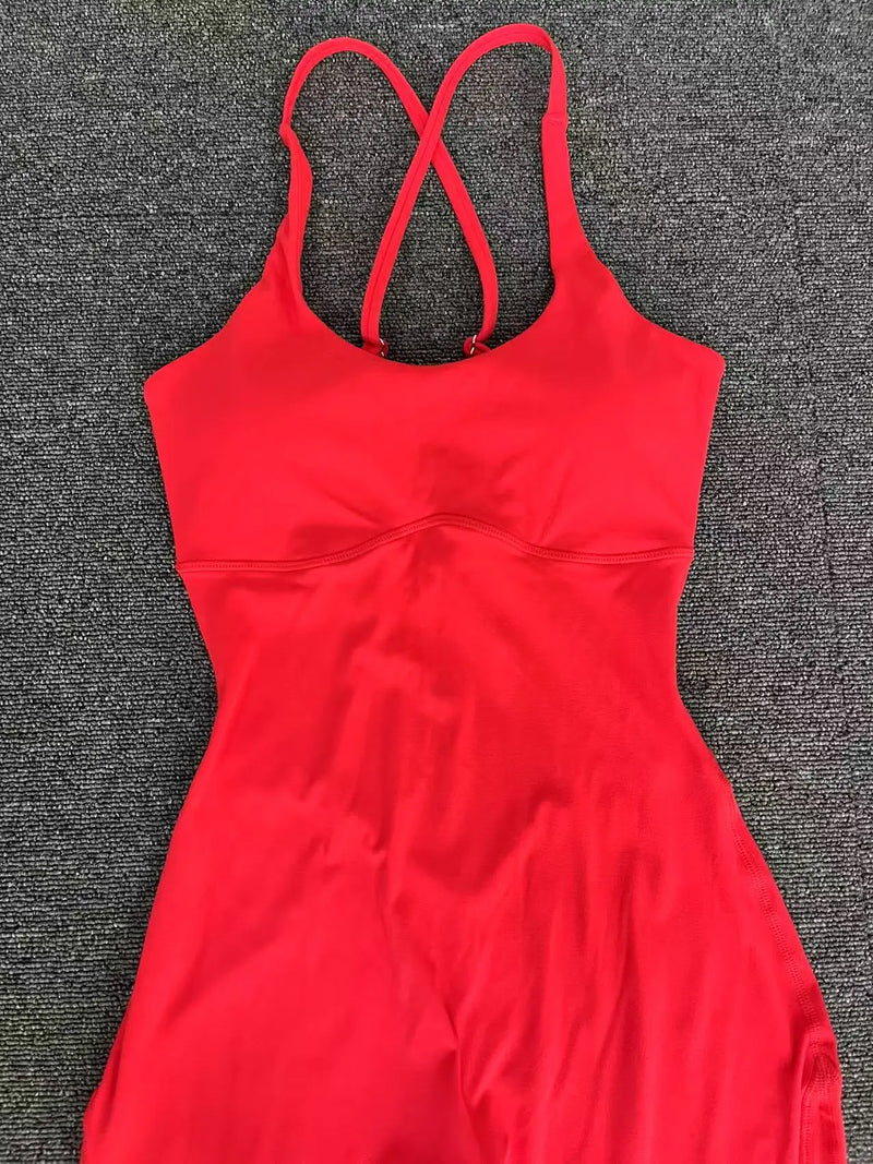Strappy Body Sculpt Jumpsuit