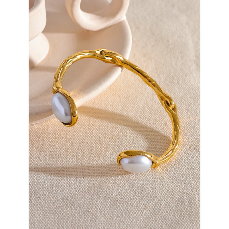 Pearls Cuff Bracelet