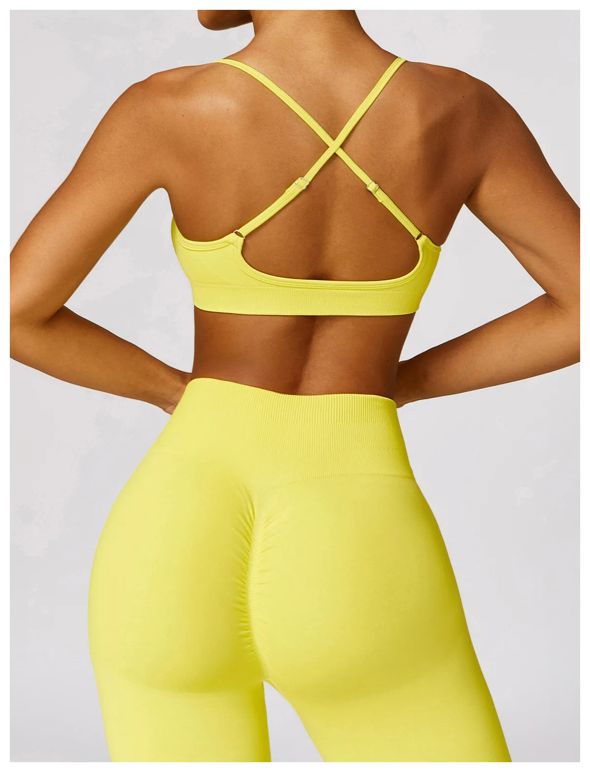 Ribbed Waist Flared Leggings