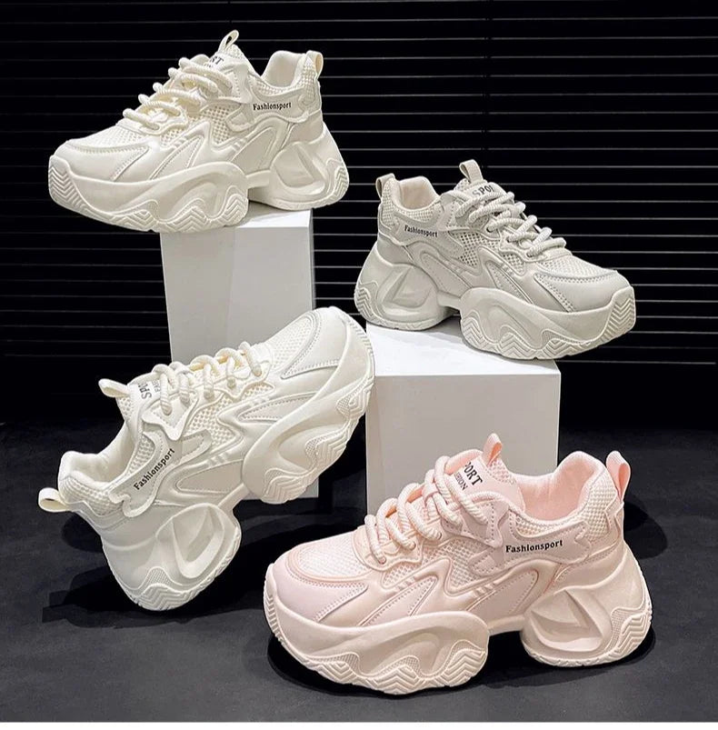 Chunky Wave Sole Sneakers