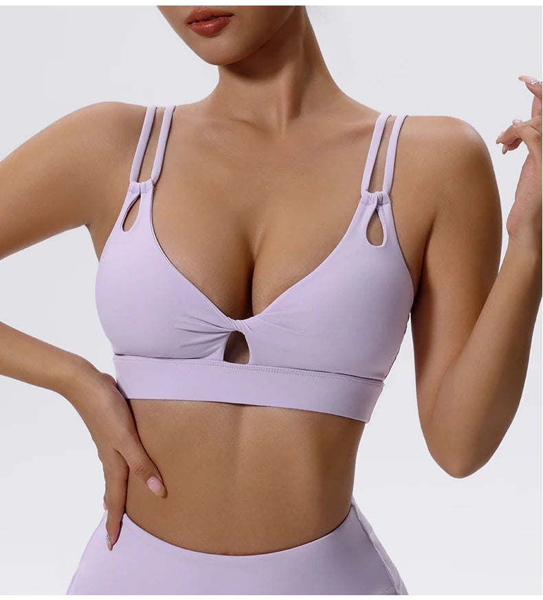 Cross-Strap Sports Bra