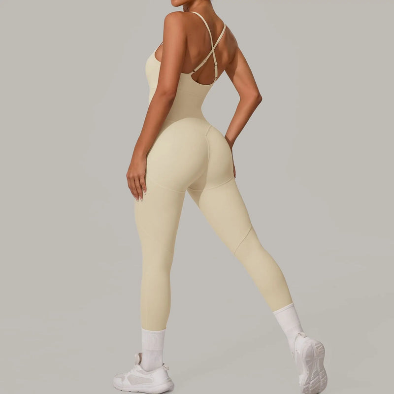 Strappy Body Sculpt Jumpsuit