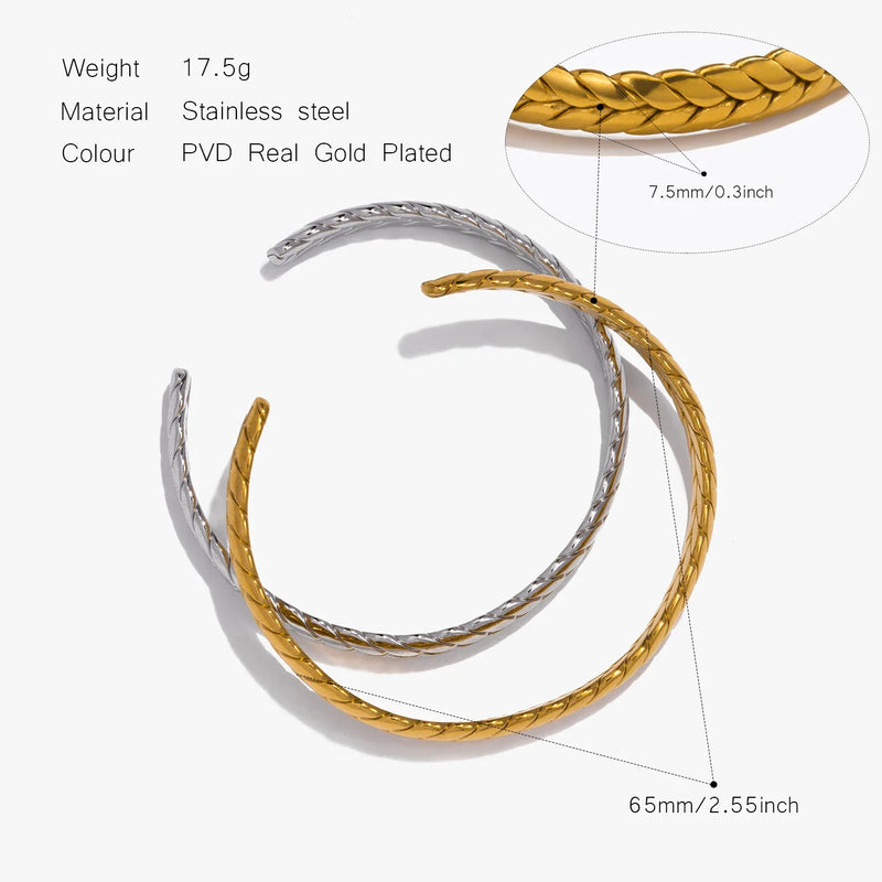 Wheat Pattern Bracelet