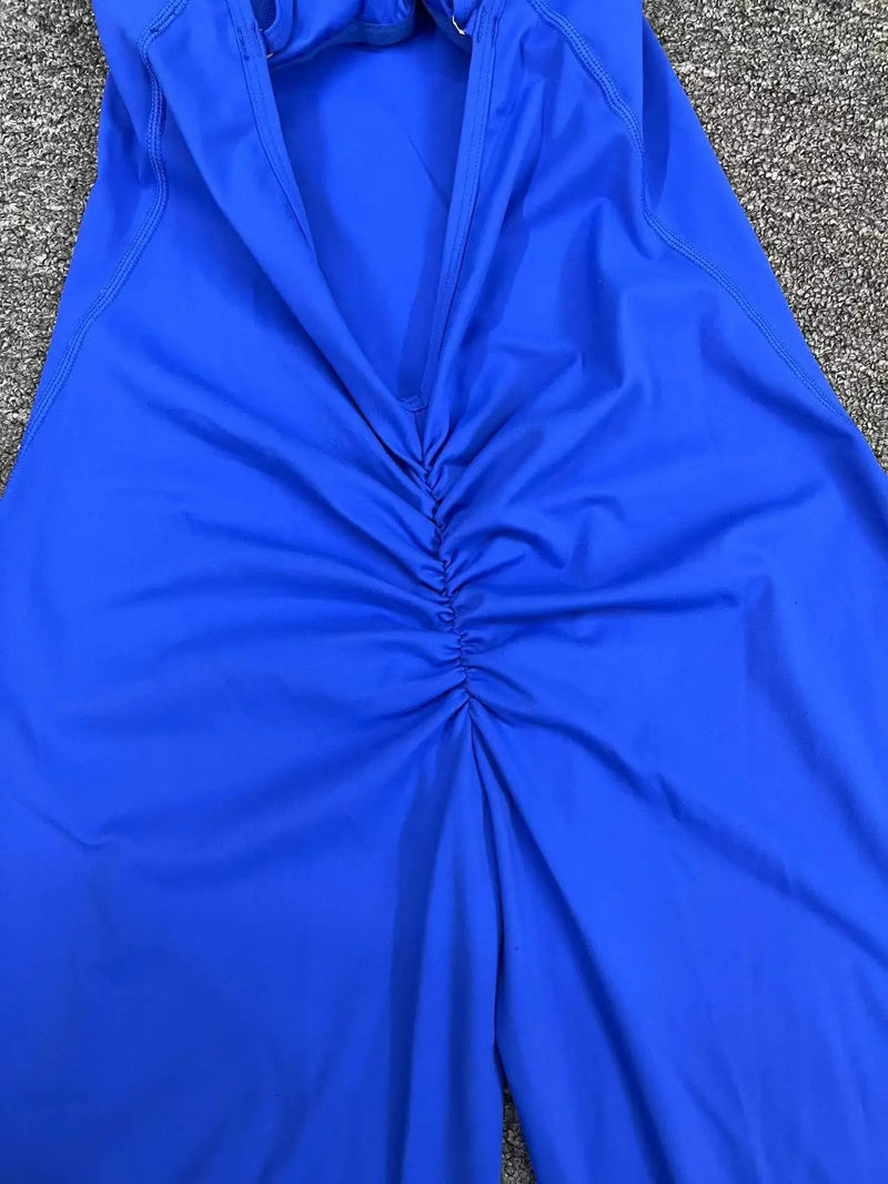 Sleek Noir Flare Jumpsuit