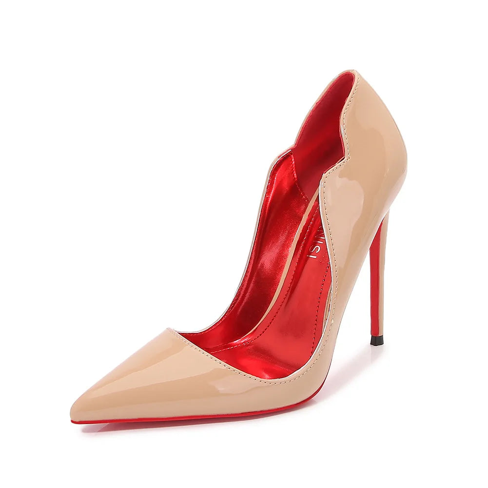 Sculpted Edge Stiletto Pumps