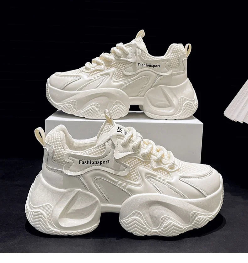 Chunky Wave Sole Sneakers