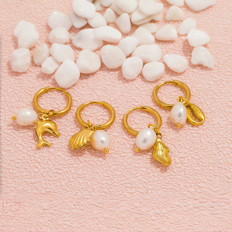 Sea Freshwater Earrings