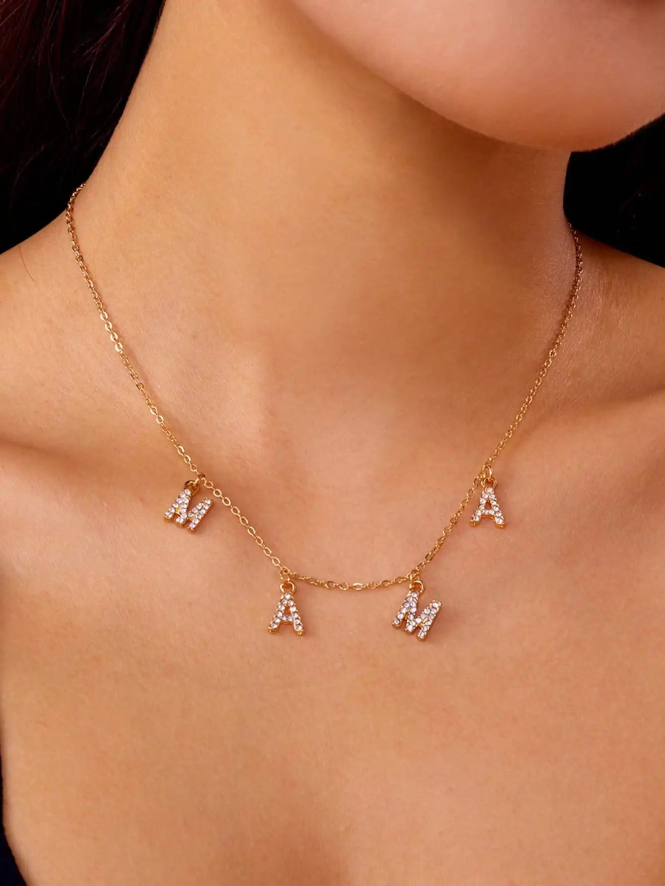 Mama Letter Necklace