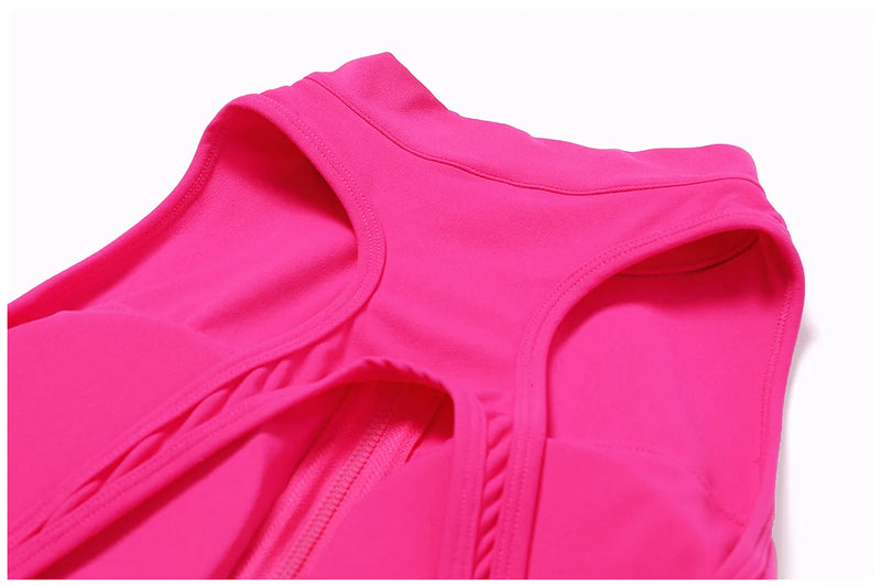 One Shoulder Biker Shorts Set