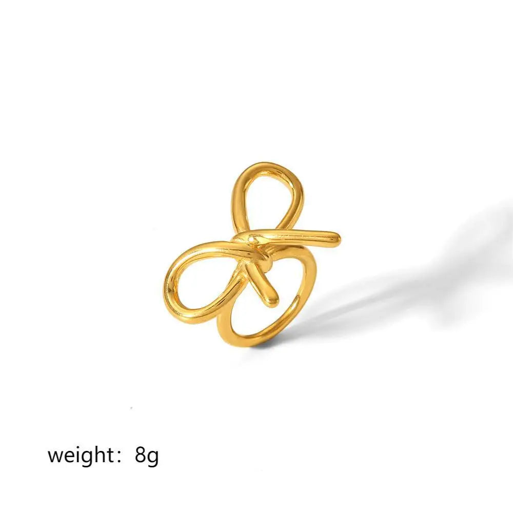 Statement Gold Ring Set