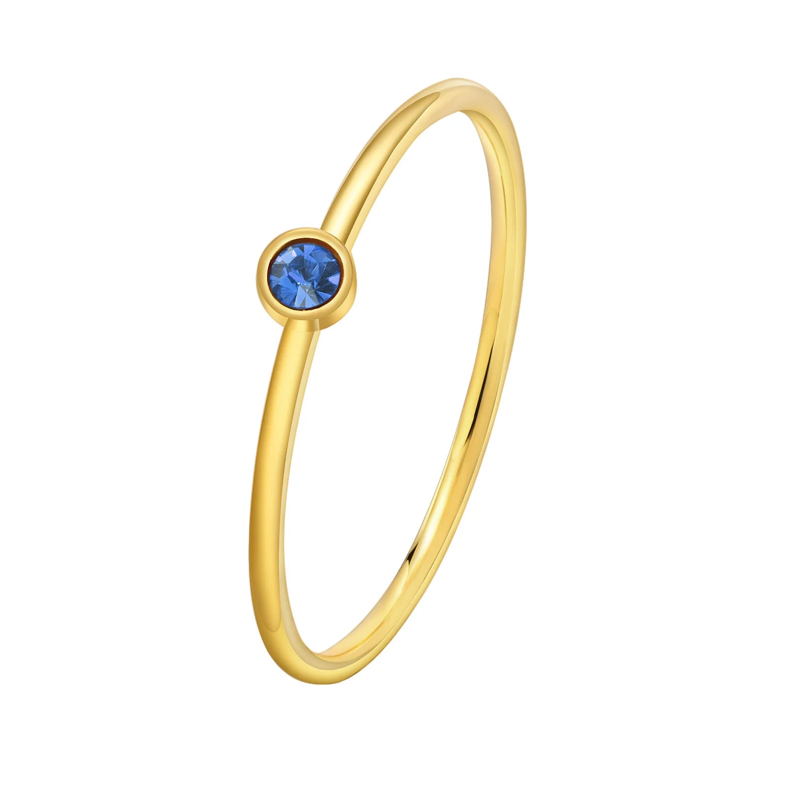 Dainty Birthstone Stacking Ring