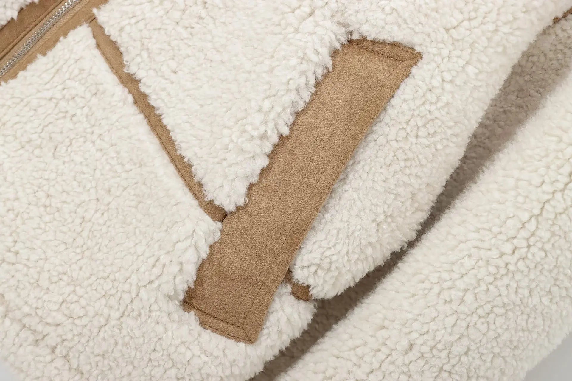 Oversized Sherpa Zip Jacket