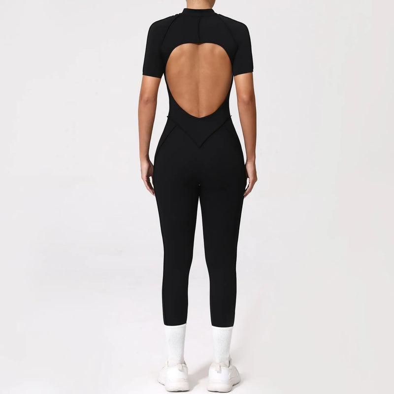 Sleek Zip-Front Jumpsuit