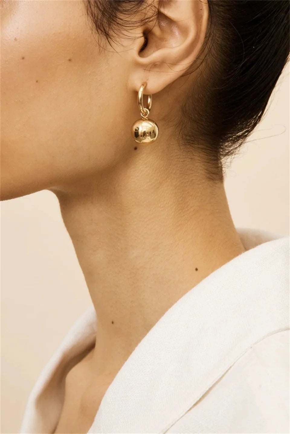 Golden Sphere Jewelry Set