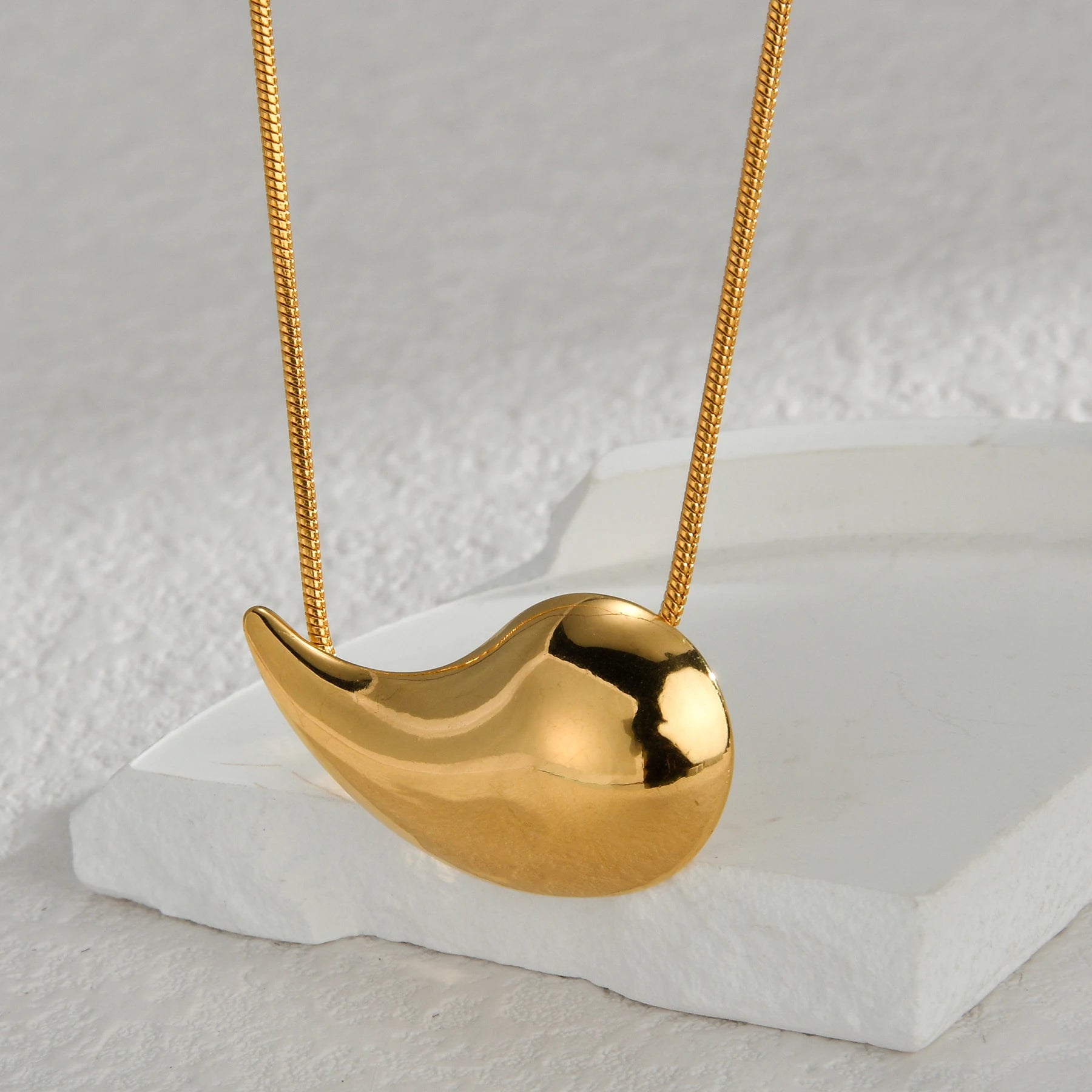 Bold Heart Pendant Necklace