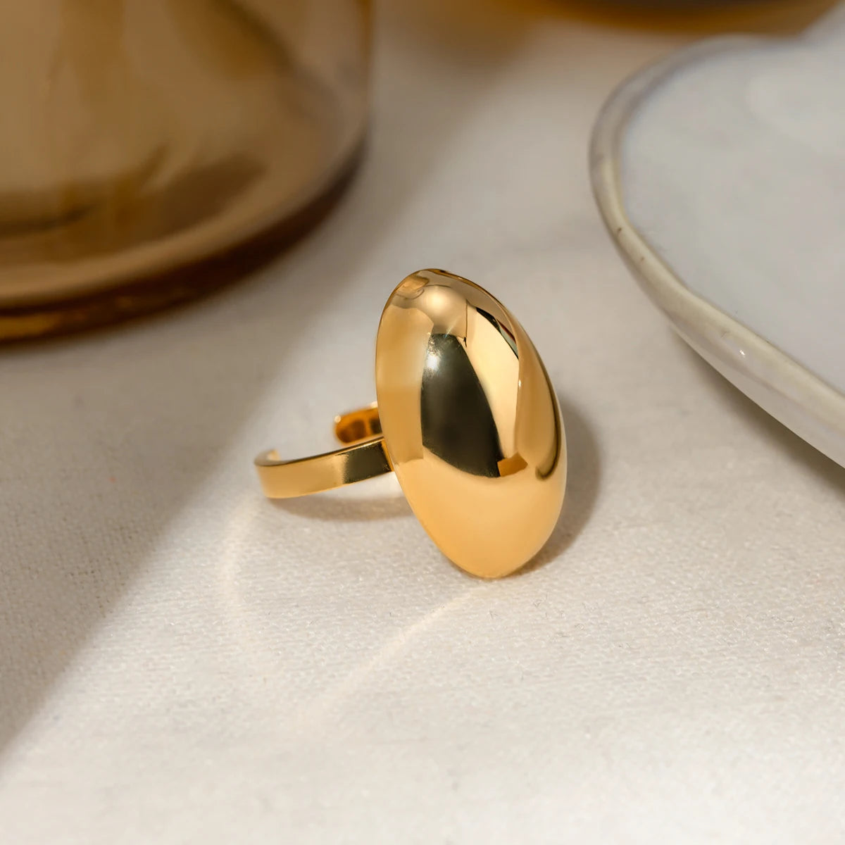 Iconic Motif Statement Ring Set