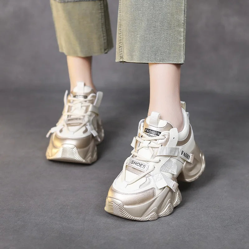 Chunky Contrast Street Sneakers