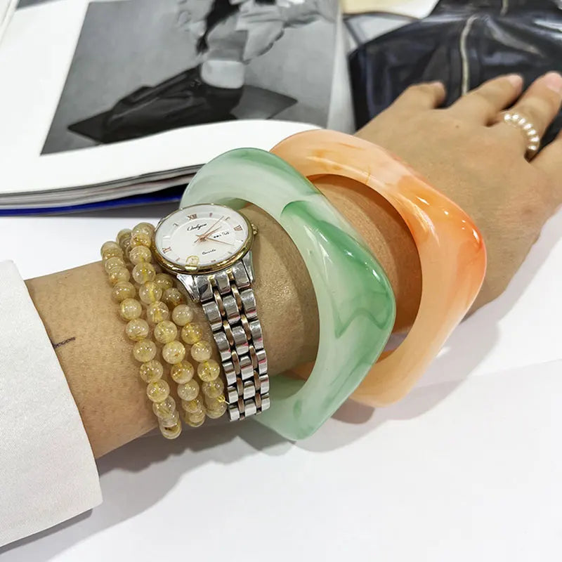Chunky Resin Statement Bangle