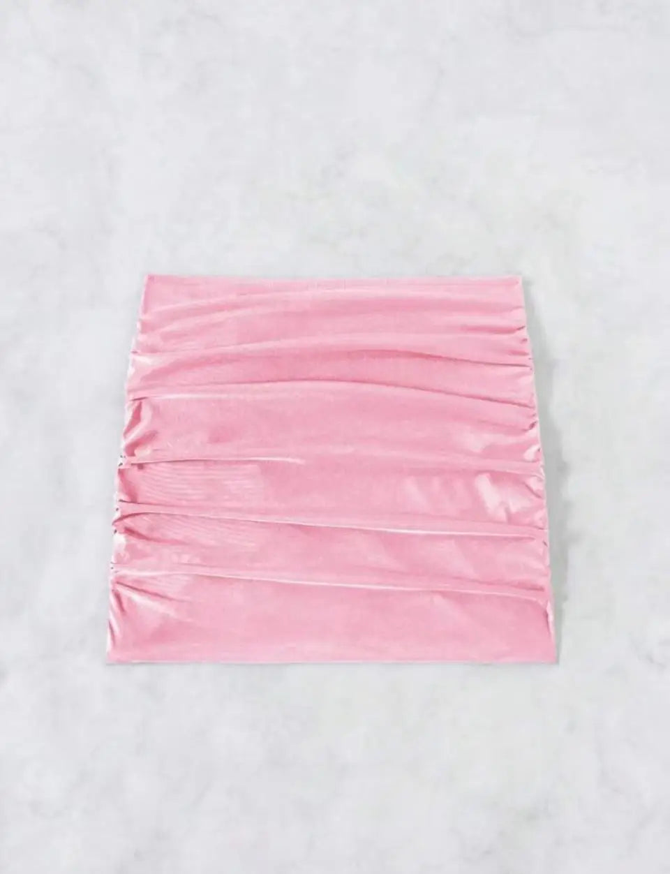 Starfish Accent Ruched Mini Skirt