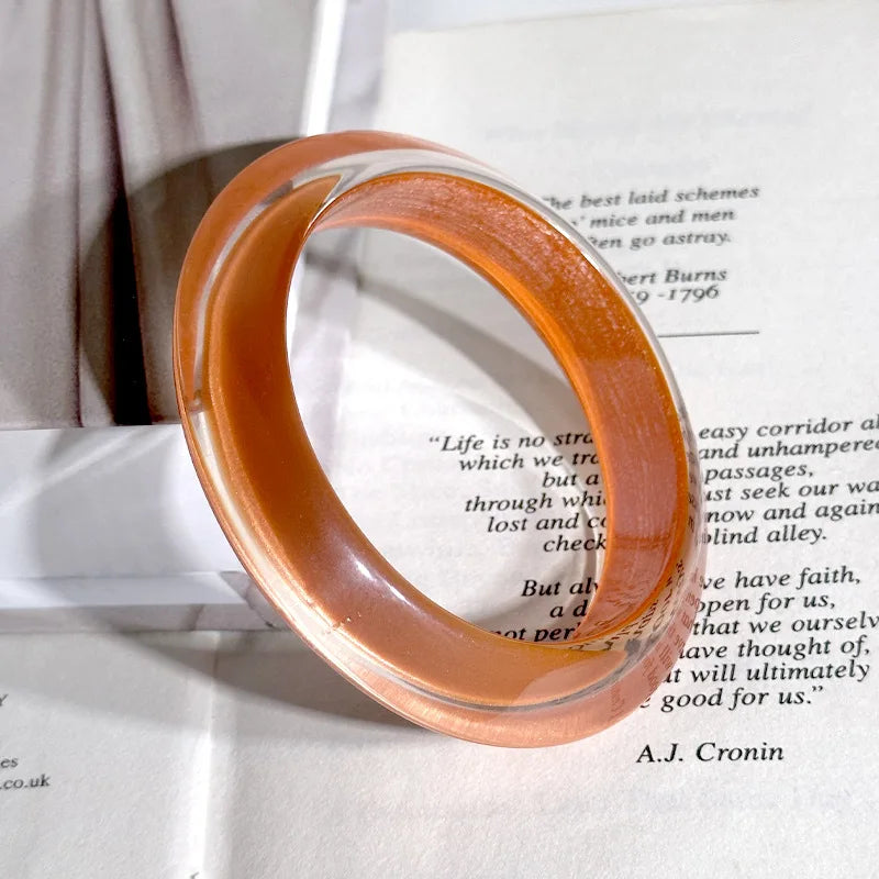 Colorful Resin Bangle Set