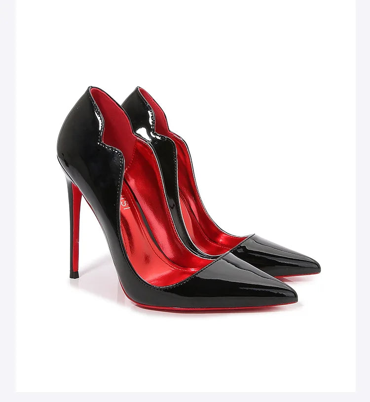 Sculpted Edge Stiletto Pumps