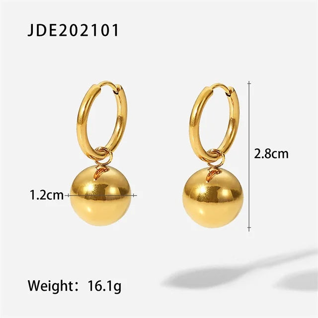 Golden Sphere Jewelry Set