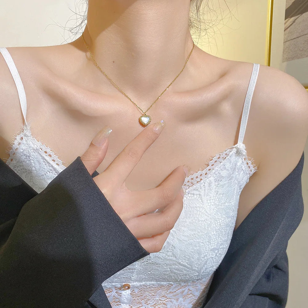 Vintage Heart Pendant Necklace