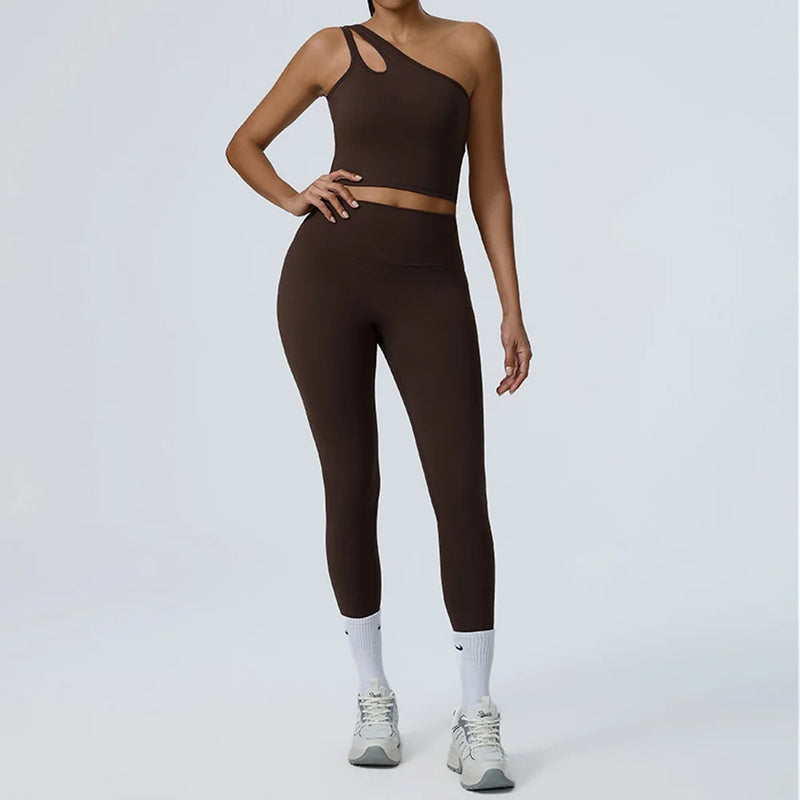 One-Shoulder Activewear Set