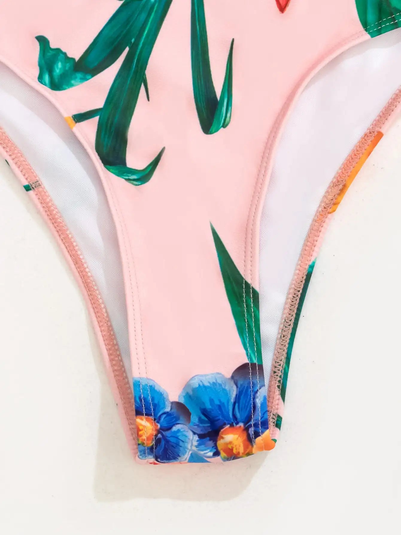Floral Print Bikini & Sarong Set