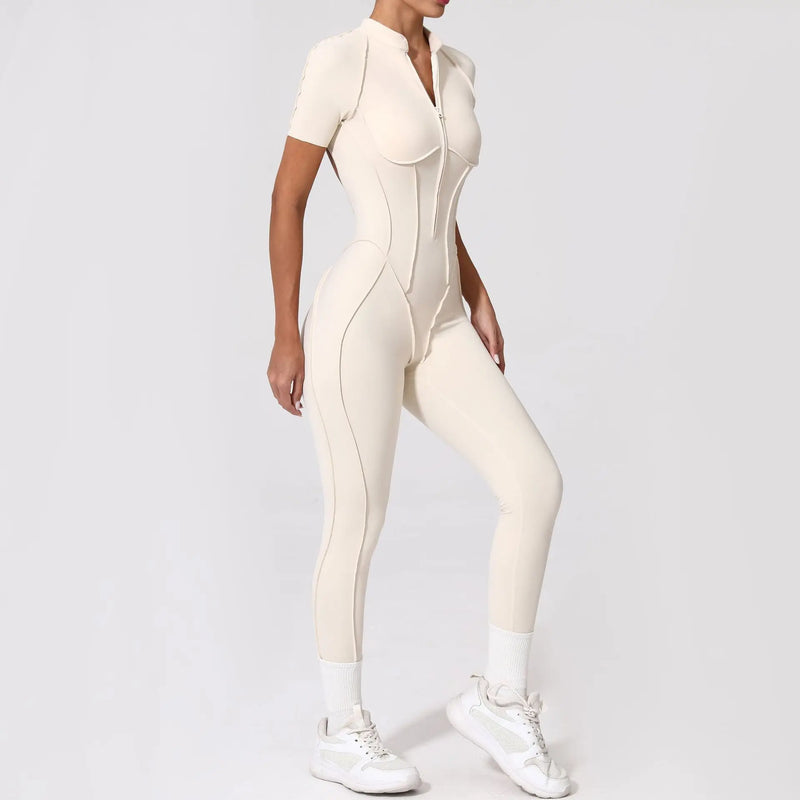 Sleek Zip-Front Jumpsuit